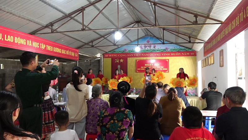 Khu dân cư tổ 4 thị trấn Yên Minh tổ chức Ngày hội Đại đoàn kết