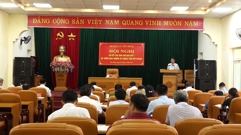 Yên Minh: Sơ kết các Ban Chỉ đạo quý I năm 2024