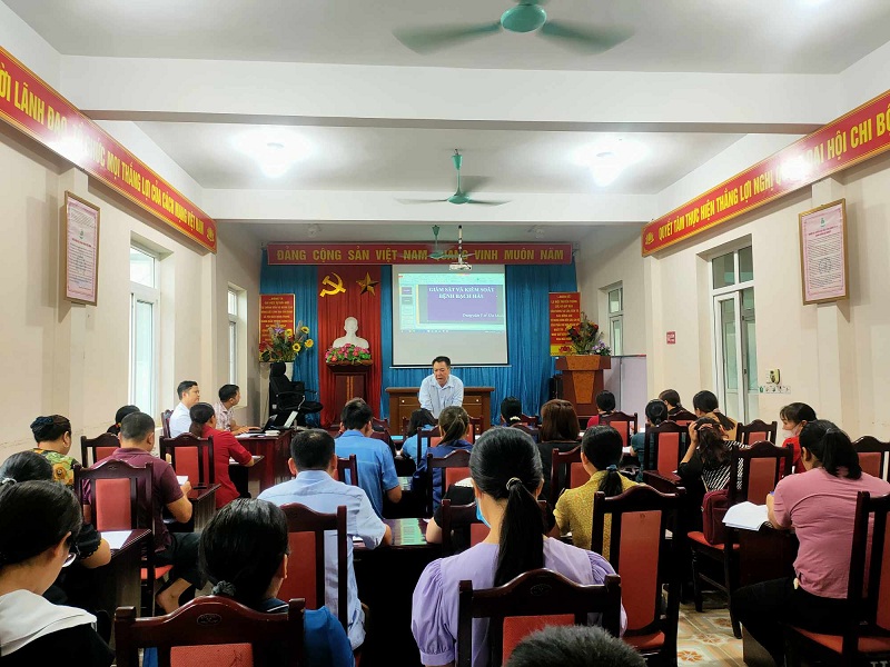 Tập huấn cho cán bộ y tế tuyến huyện, xã về về chẩn đoán, điều trị và phòng bệnh bệnh Bạch hầu  trên địa bàn huyện Yên Minh