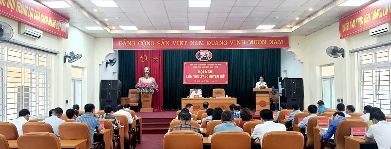 Hội nghị BCH Đảng bộ huyện Yên Minh lầm thứ 27