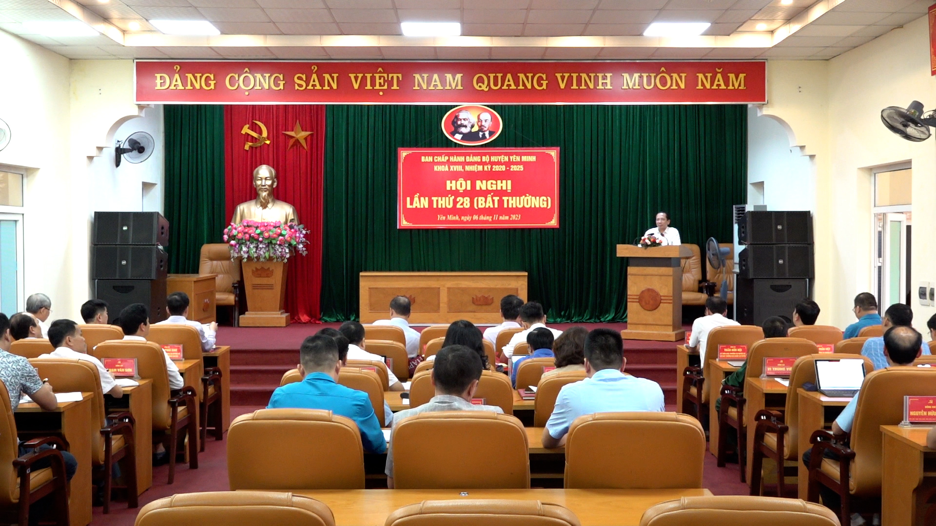 Hội nghị BCH Đảng bộ huyện Yên Minh lần thứ 28 nhiệm kỳ 2020 - 2025