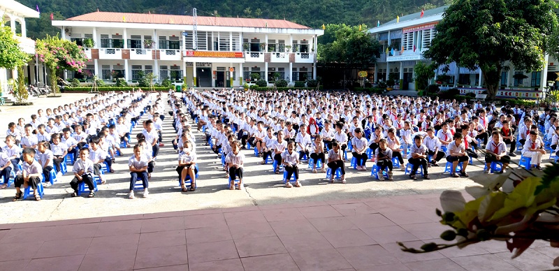 Trường Tiểu học thị trấn Yên Minh nỗ lực duy trì đạt chuẩn mức độ 2