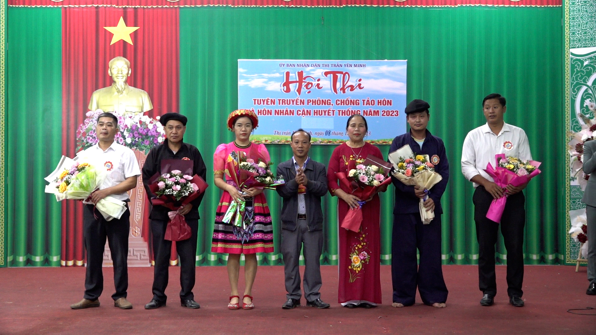 Thị trấn Yên Minh tổ chức hội thi tuyên truyền phòng, chống tảo hôn, hôn nhân cận huyết thống