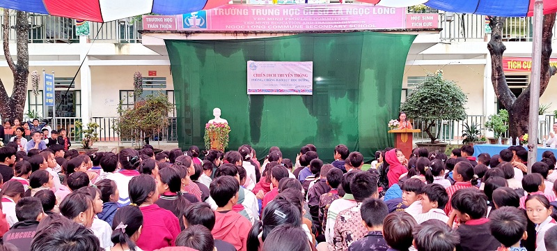 Truyền thông phòng chống bạo lực học đường tại Trường THCS Ngọc Long