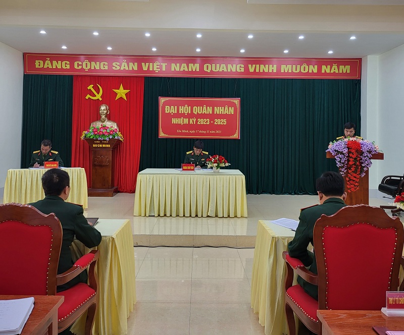 Đại hội quân nhân Ban Chỉ huy quân sự huyện Yên Minh, nhiệm kỳ 2023 - 2025