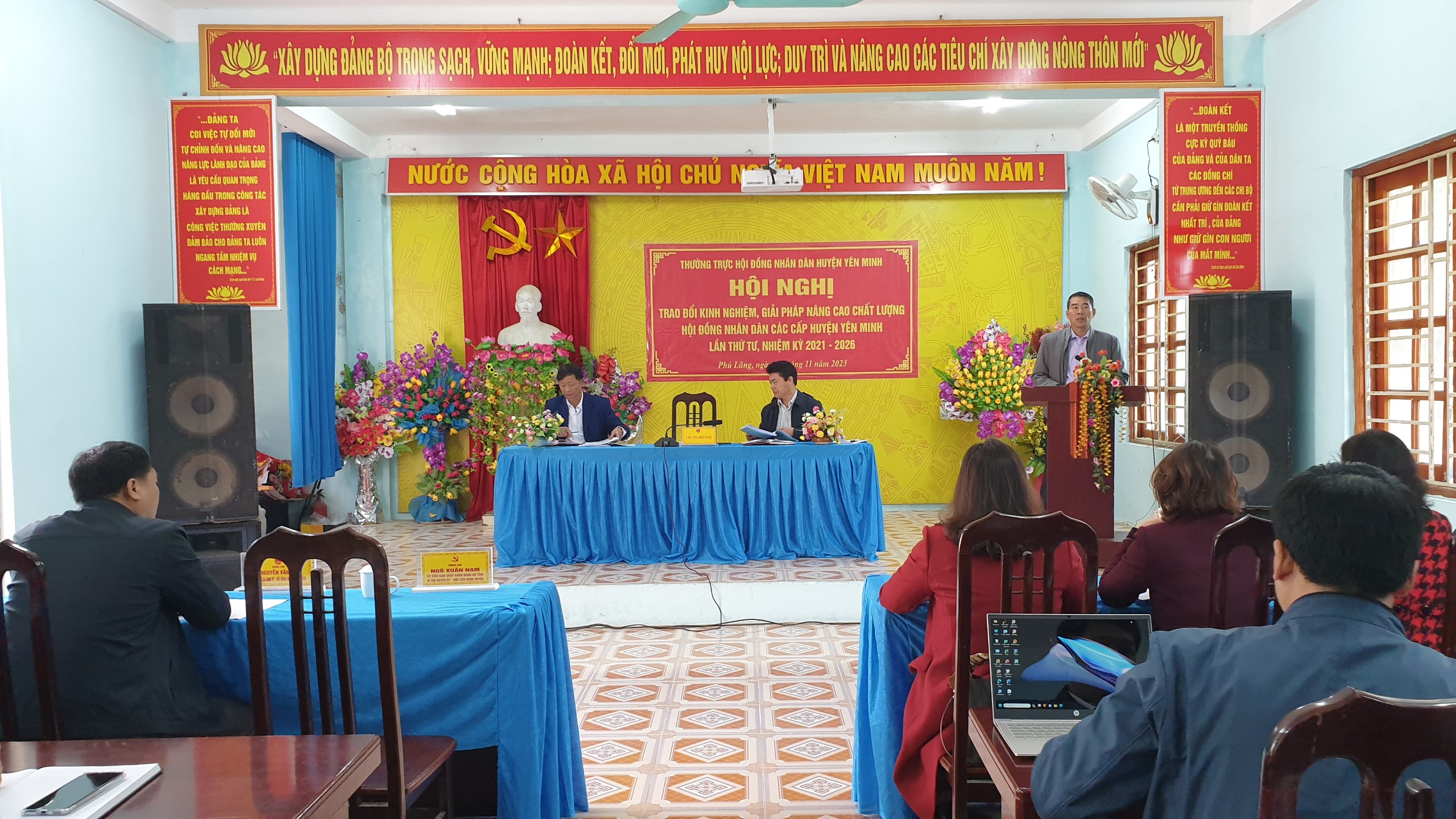 HĐND huyện Yên Minh tổ chức Hội nghị trao đổi kinh nghiệm giữa HĐND các cấp lần thứ 4