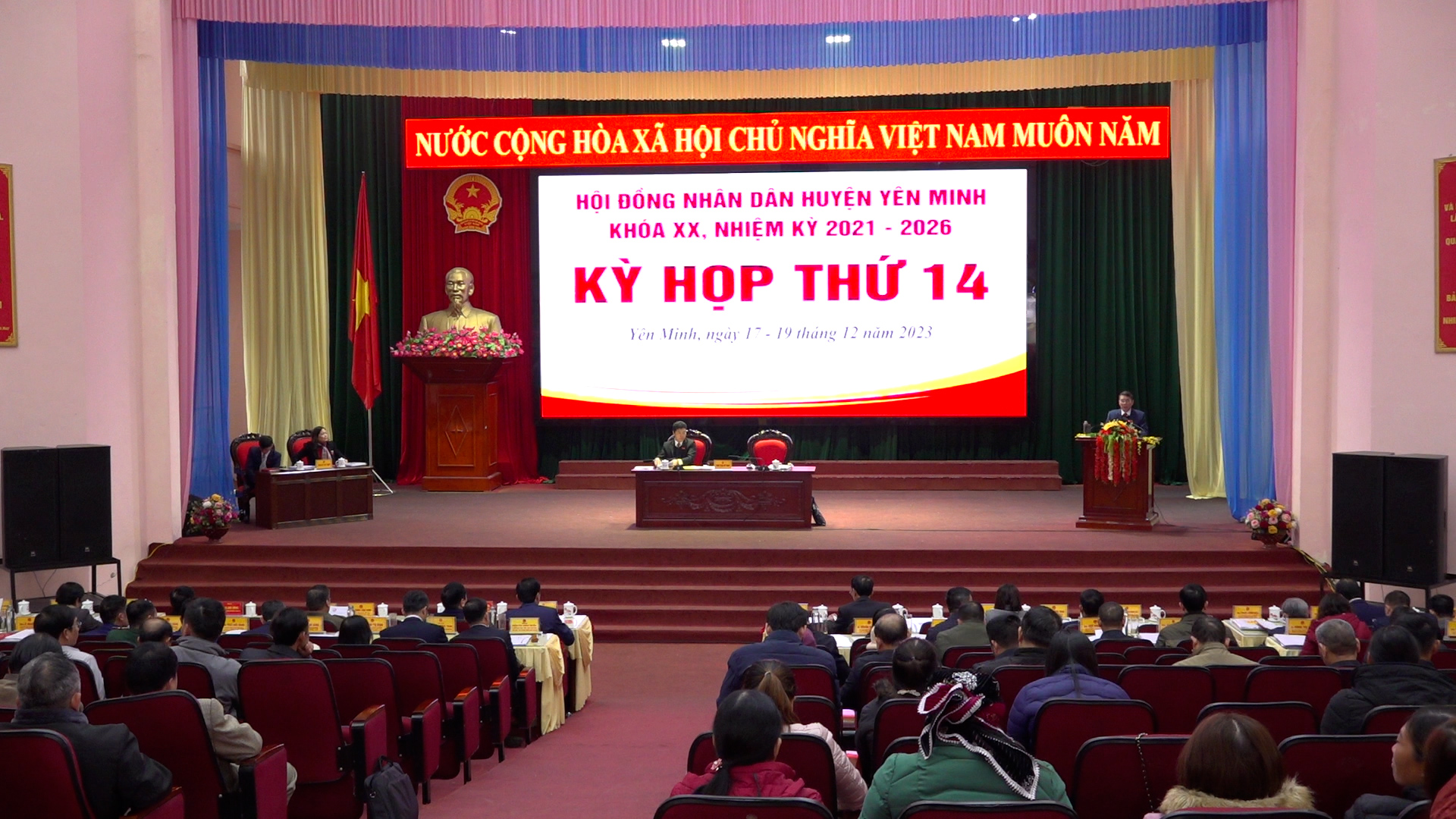 HĐND huyện Yên Minh tổ chức thành công kỳ họp thứ 14 khóa XX