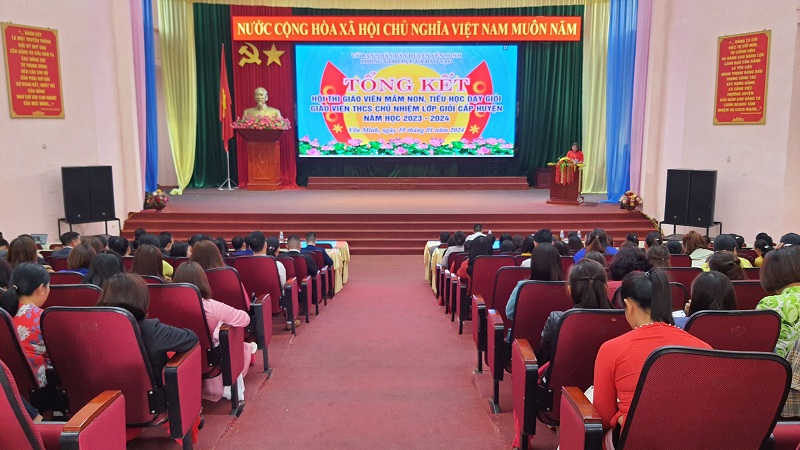 Yên Minh tổng kết Hội thi giáo viên Mầm non, Tiểu học dạy giỏi và giáo viên THCS chủ nhiệm lớp giỏi cấp huyện năm học 2023-2024