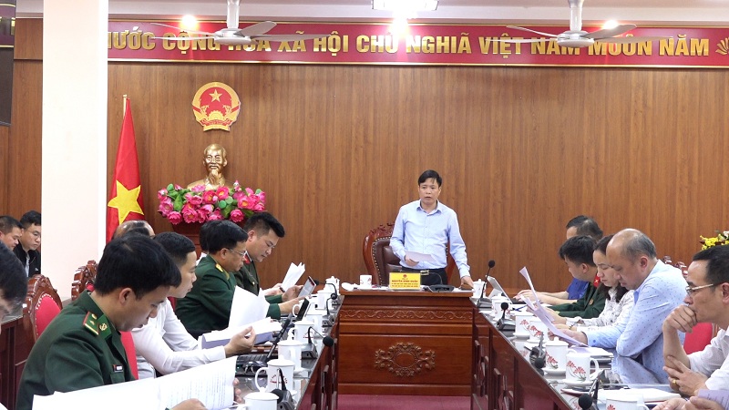 Yên Minh: Họp thống nhất các nội dung tổ chức Lễ giao nhận quân năm 2024