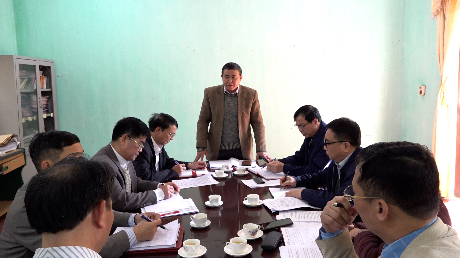 Ban Tổ chức Tỉnh ủy làm việc tại huyện Yên Minh