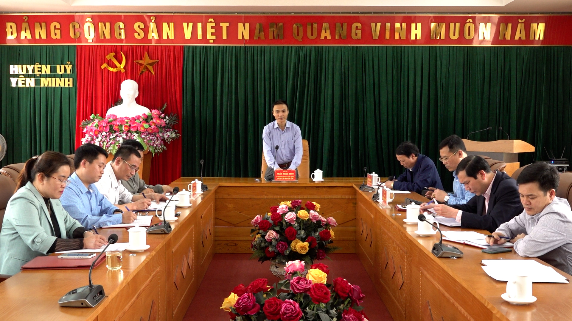 Hội Nông dân tỉnh làm việc tại Huyện Yên Minh