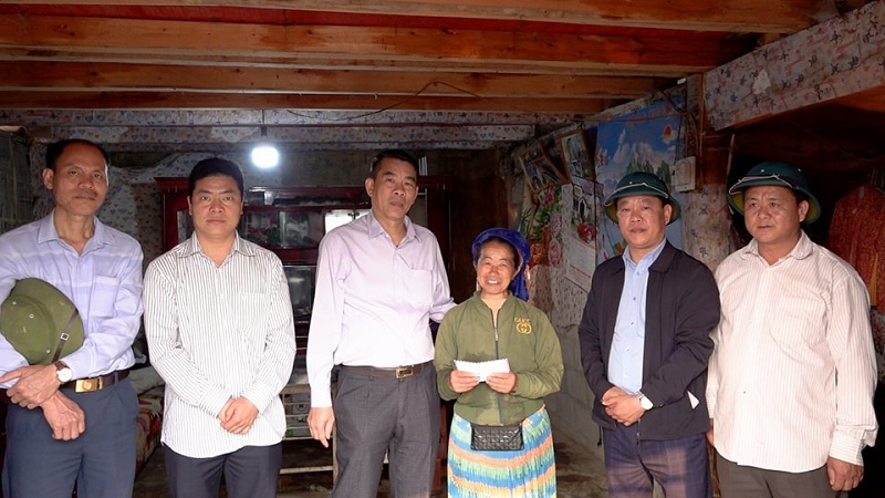 Lãnh đạo huyện Yên Minh kiểm tra công tác khắc phục hậu quả thiên tai trên địa bàn