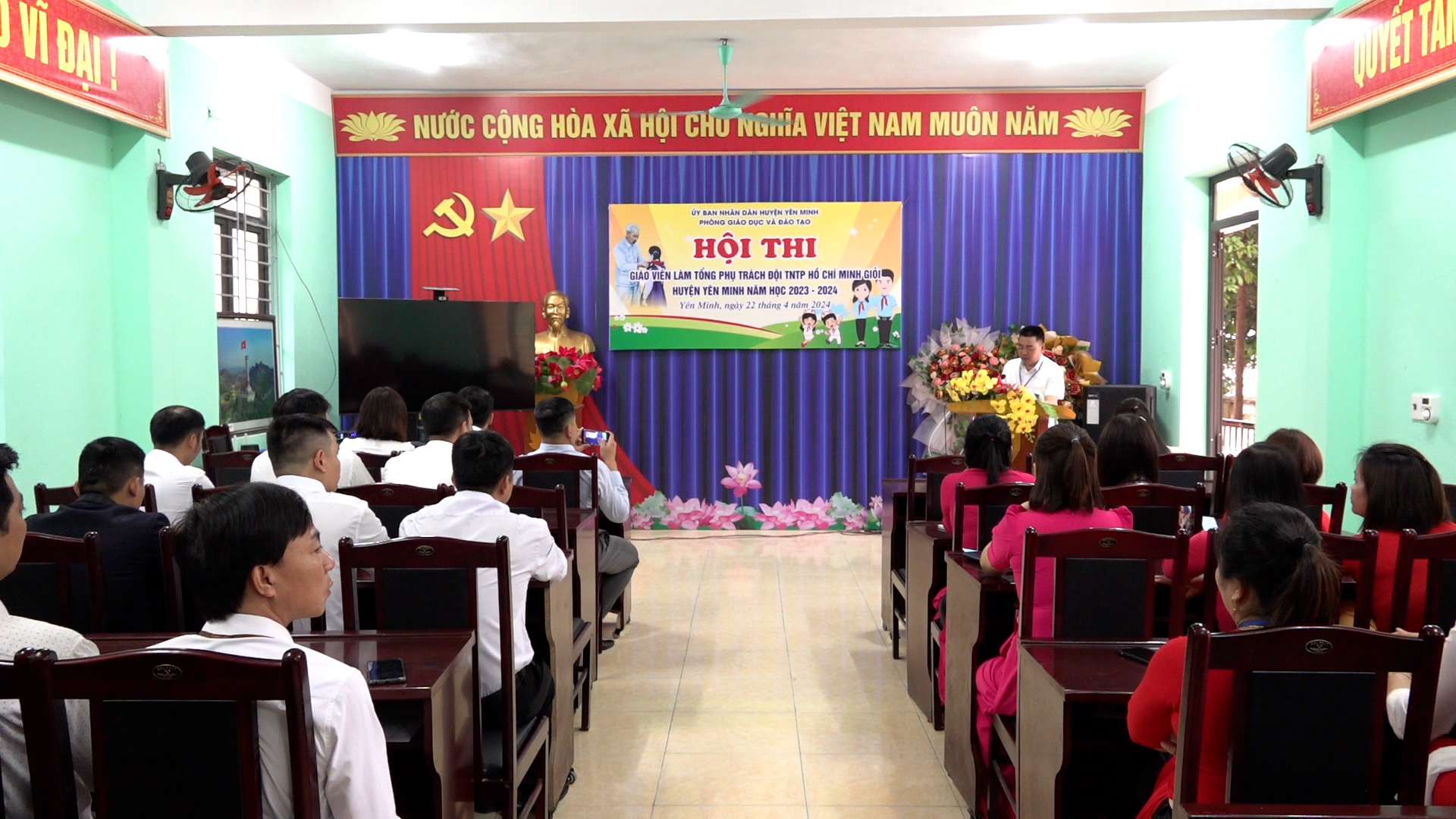 Yên Minh khai mạc hội thi giáo viên Tổng phụ trách Đội TNTP giỏi năm học 2023 - 2024
