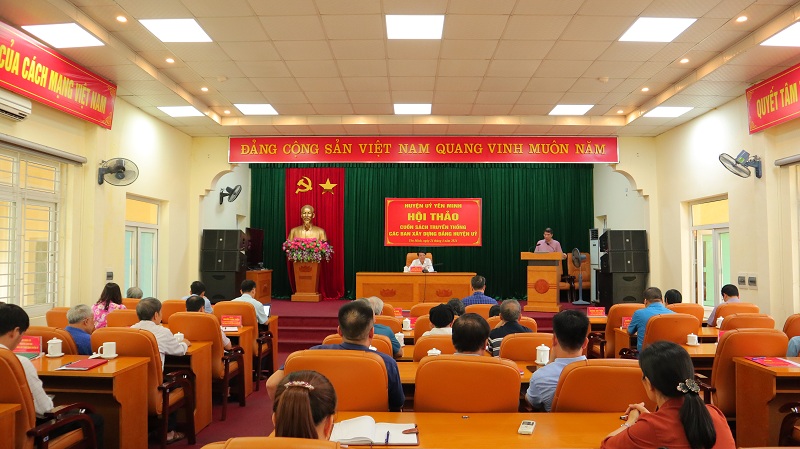 Hội thảo xây dựng cuốn sách truyền thống các Ban xây dựng Đảng Huyện ủy Yên Minh giai đoạn 1962-2022