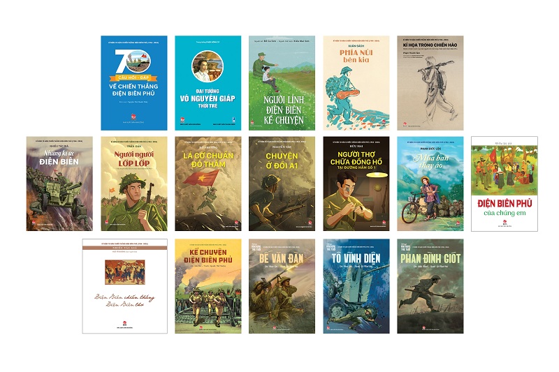 Giới thiệu 17 ấn phẩm đặc sắc về chiến thắng Điện Biên Phủ