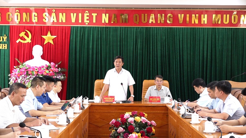 Đoàn công tác Ban tuyên giáo Tỉnh ủy làm việc tại huyện Yên Minh