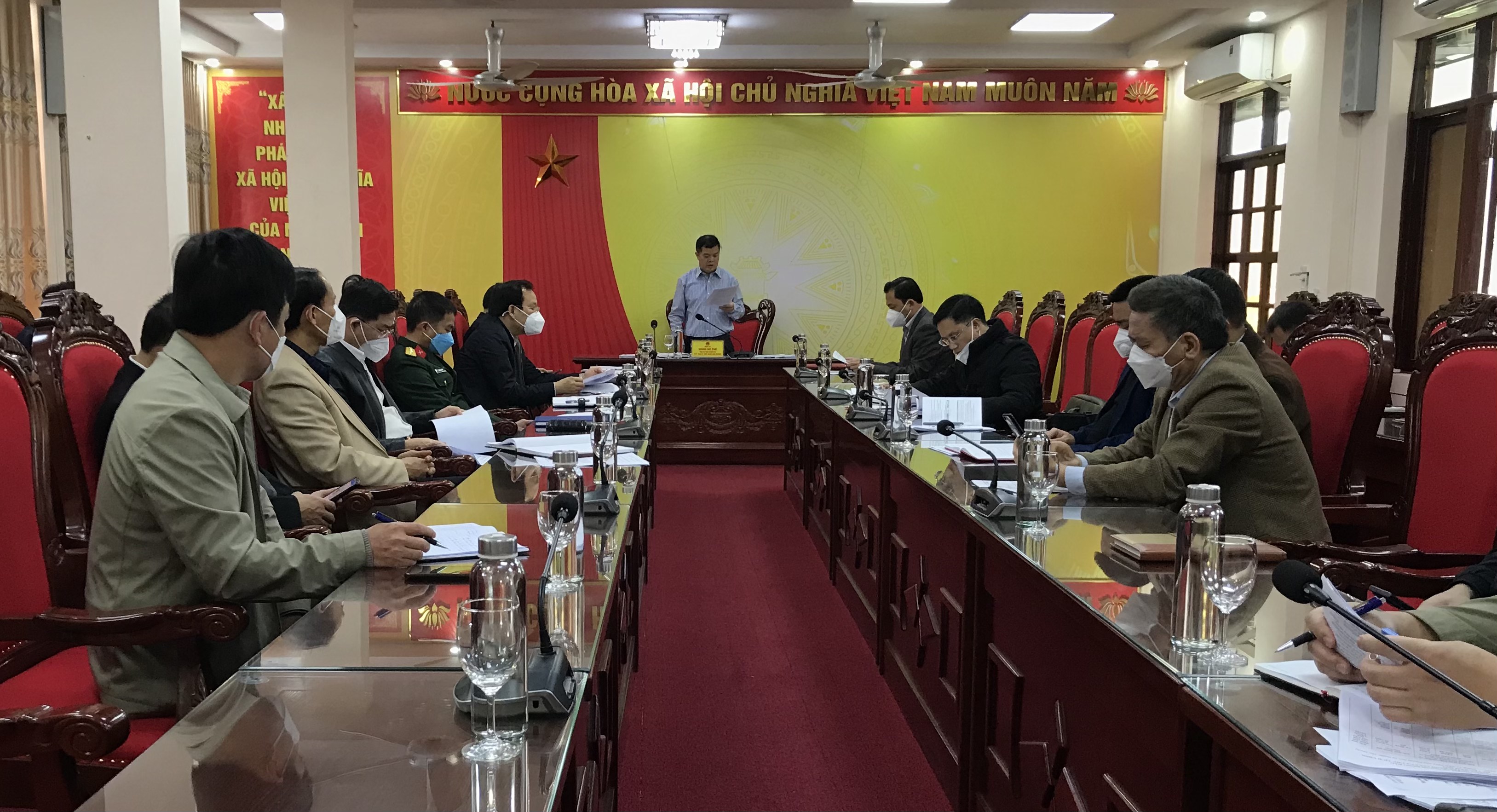 Yên Minh: Họp đánh giá, xếp loại chất lượng cán bộ, công chức, viên chức thuộc thẩm quyền của Chủ tịch UBND huyện năm 2021