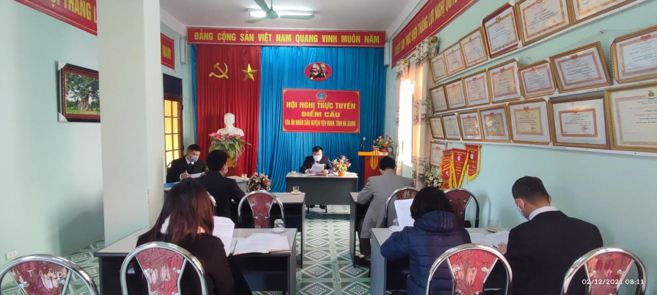 Chi Bộ Tòa Án Nhân Dân Huyện Yên Minh Tổ Chức Kiểm Điểm Xếp Loại Tổ Chức Cơ Sở Đảng, Đảng Viên Năm 2021