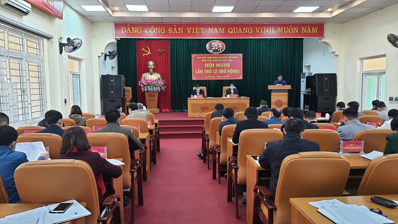 Hội nghị BCH Đảng bộ huyện Yên Minh lần thứ 12 (mở rộng)