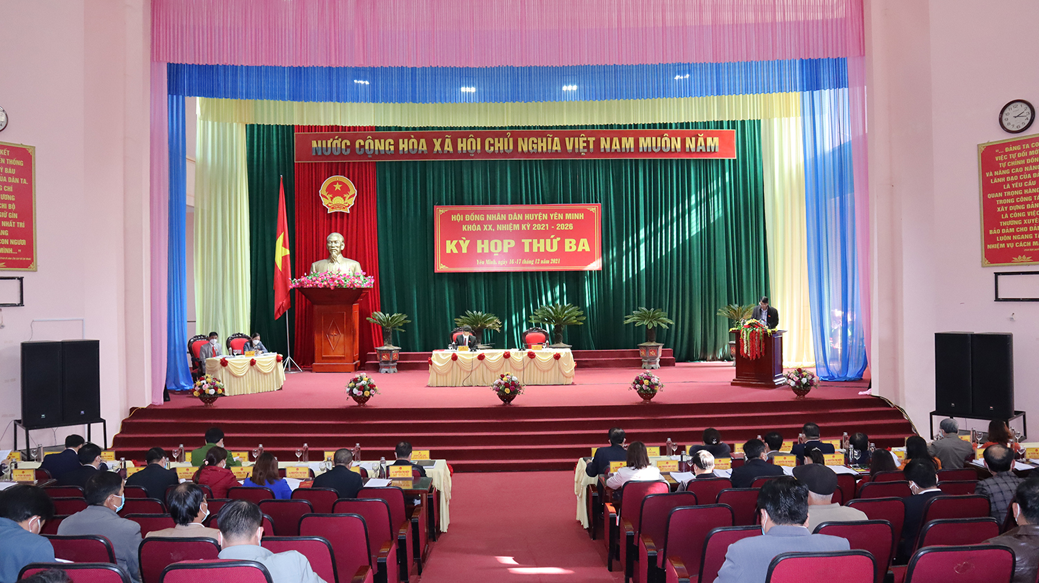 Kỳ họp thứ ba HĐND huyện Yên Minh khóa XX nhiệm kỳ 2021 - 2026