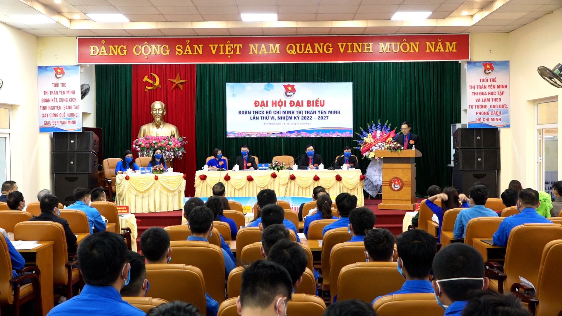 Đại hội Đoàn TNCS Hồ Chí Minh thị trấn Yên Minh lần thứ VI nhiệm kỳ 2022 - 2027