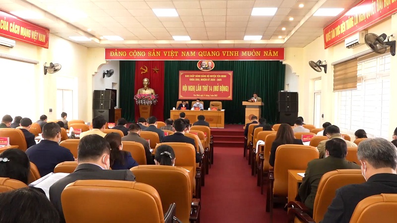 Hội nghị BCH Đảng bộ huyện Yên Minh lần thứ 14 (mở rộng) khóa XVIII, nhiệm kỳ 2020-2025