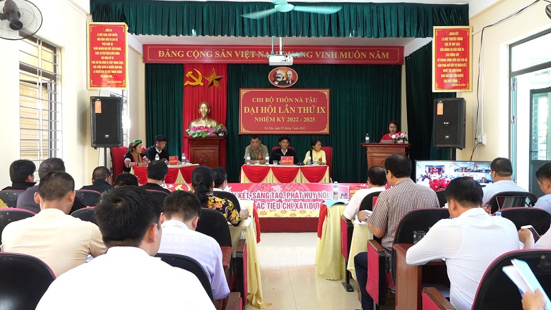 Đại hội điểm chi bộ trực thuộc Đảng bộ cơ sở huyện Yên Minh