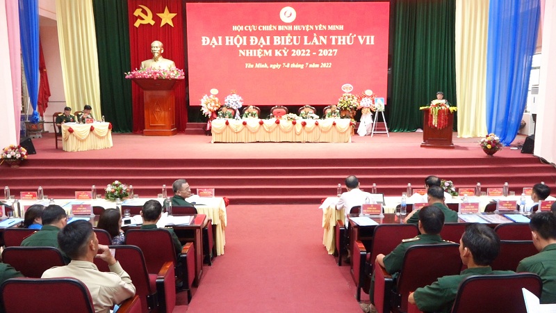 Đại hội đại biểu Hội CCB huyện Yên Minh lần thứ VII nhiệm kỳ 2022-2027