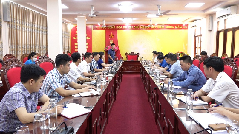 Đoàn kiểm tra công tác CCHC năm 2022 của tỉnh làm việc tại Yên Minh