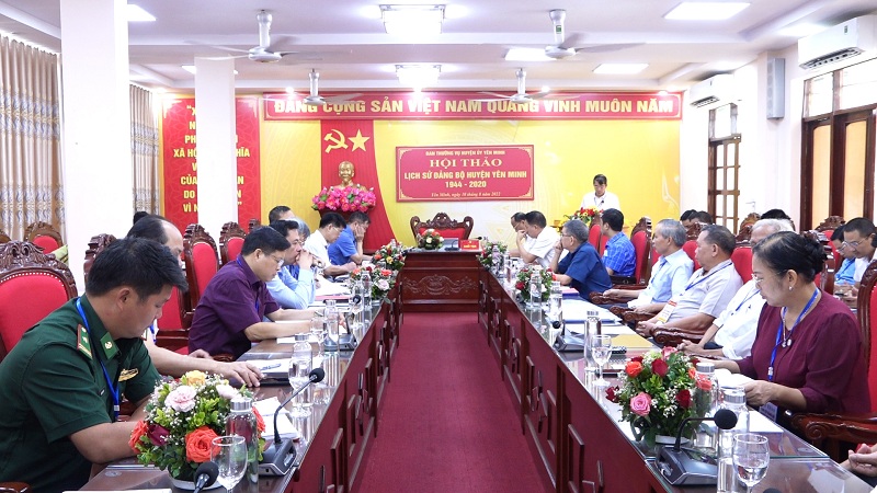 Hội thảo xây dựng lịch sử Đảng bộ huyện Yên Minh giai đoạn 1944-2020