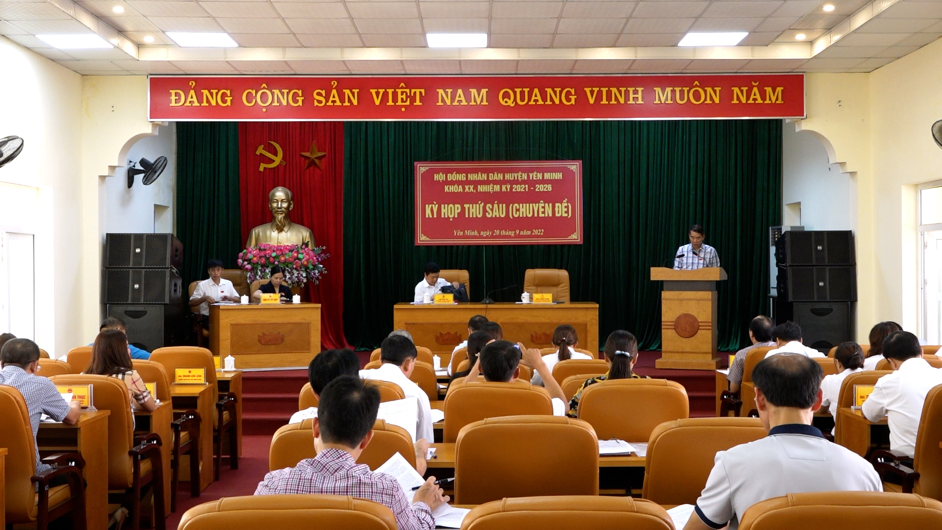 Kỳ họp thứ Sáu (Chuyên đề) HĐND huyện Yên Minh khóa XX nhiệm kỳ 2021 - 2026