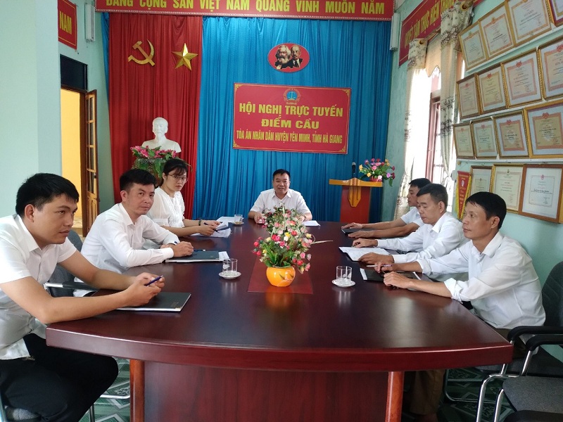 Tòa án nhân dân huyện Yên Minh   Đánh giá phân loại công chức và người lao động năm 2022