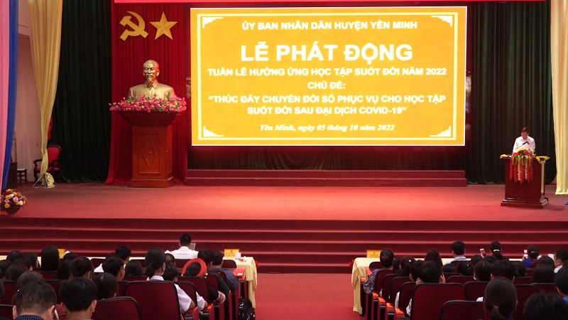 Yên Minh phát động tuần lễ hưởng ứng học tập suốt đời năm 2022