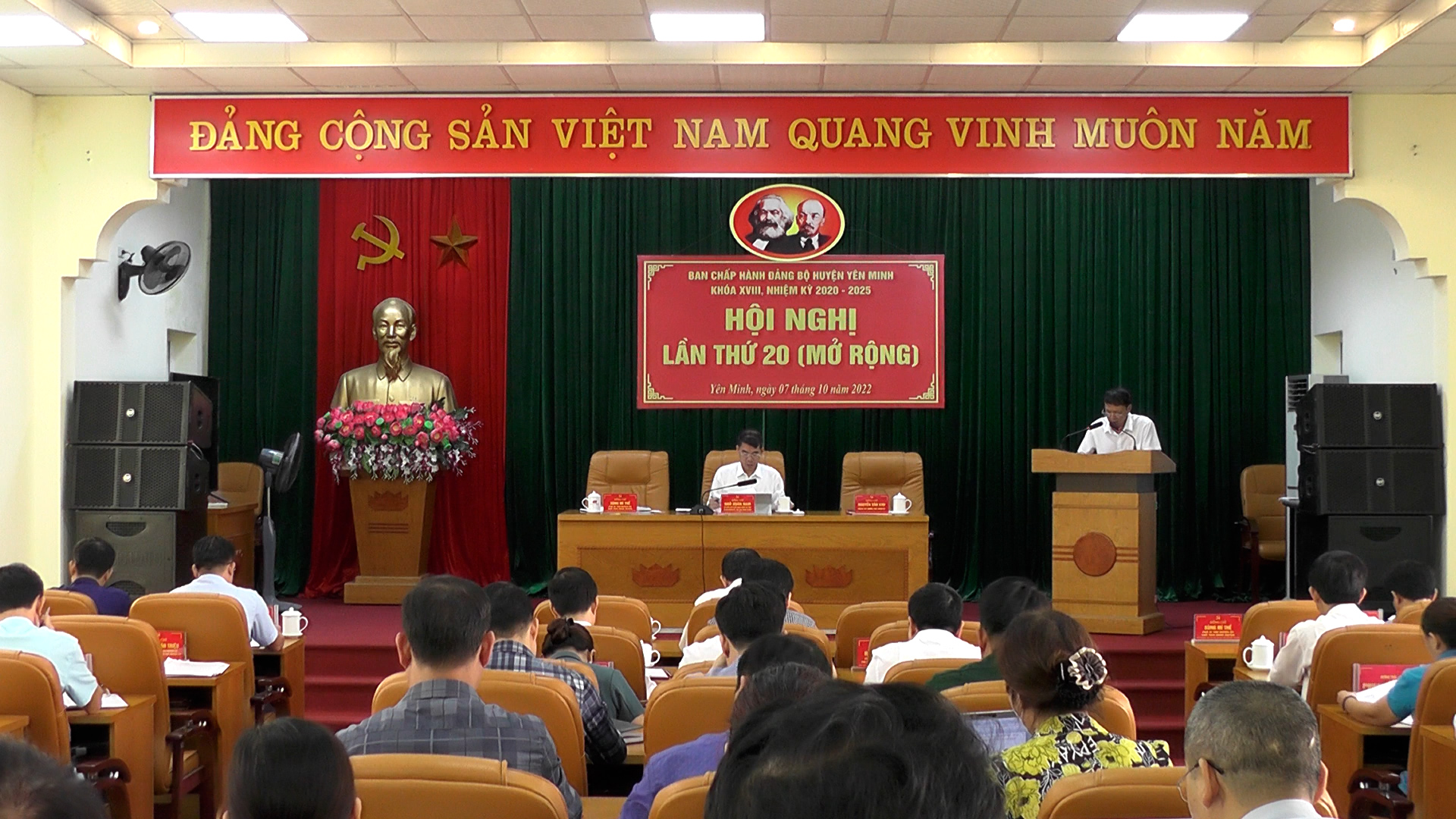 Hội nghị Ban Chấp hành Đảng bộ huyện Yên Minh lần thứ 20, khóa XVIII