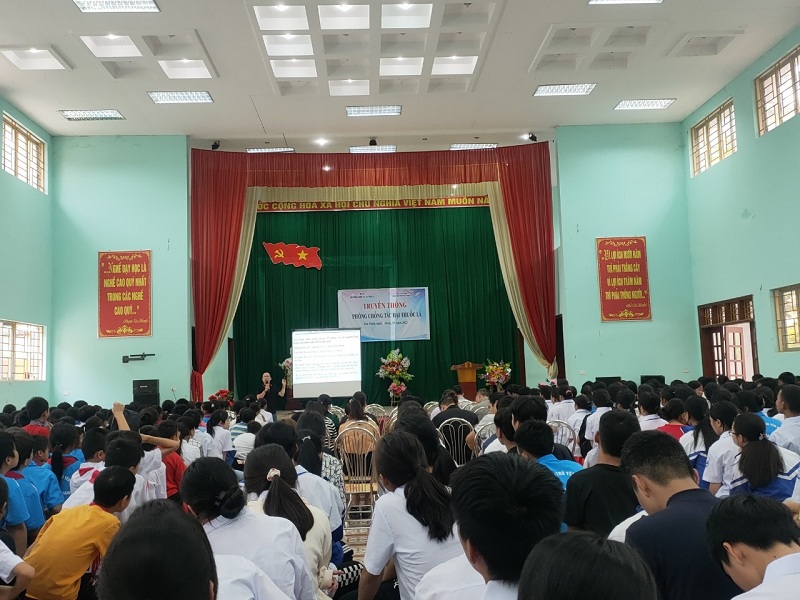 Truyền thông phòng chống tác hại thuốc lá huyện Yên Minh năm 2022