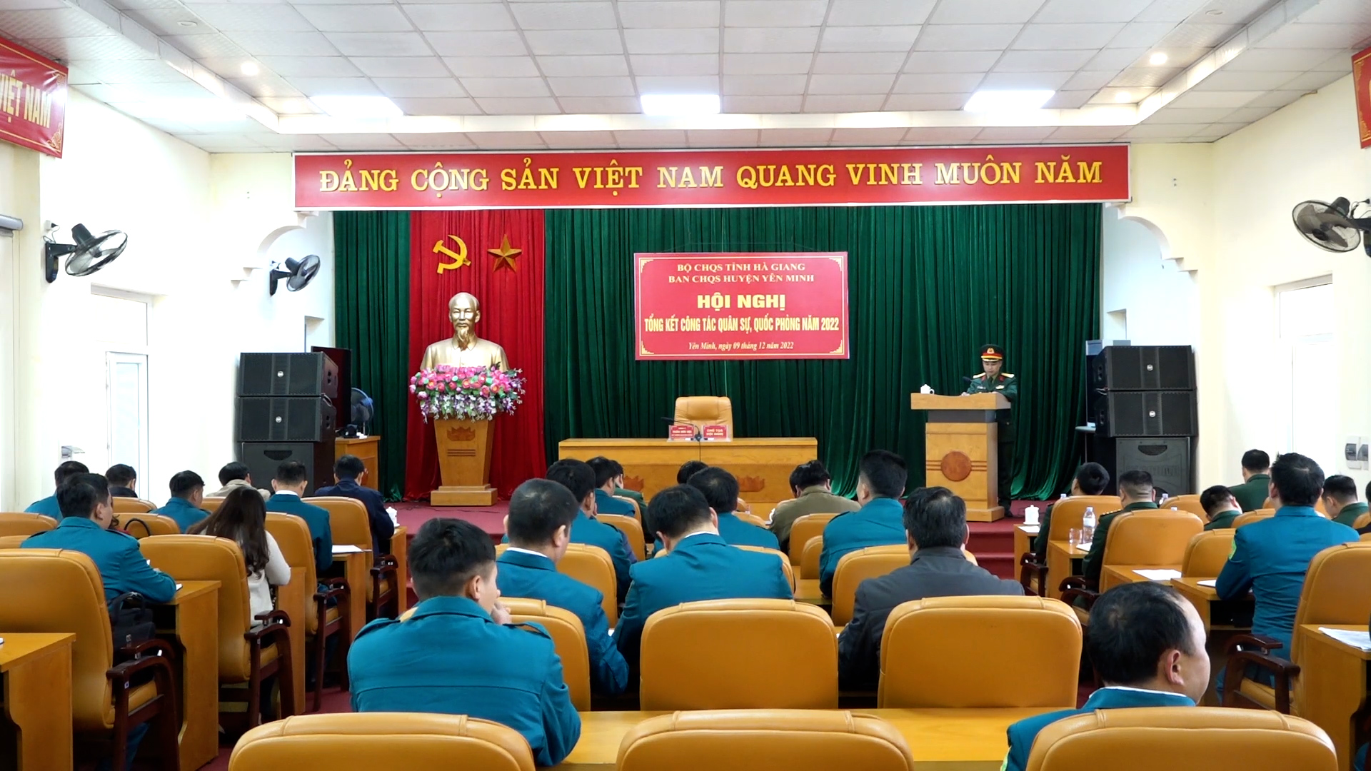 BCHQS huyện Yên Minh tổng kết công tác quân sự, quốc phòng năm 2022