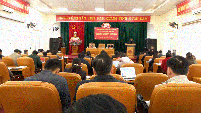 Hội nghị Ban Chấp hành Đảng bộ huyện lần thứ 21, khóa XVIII
