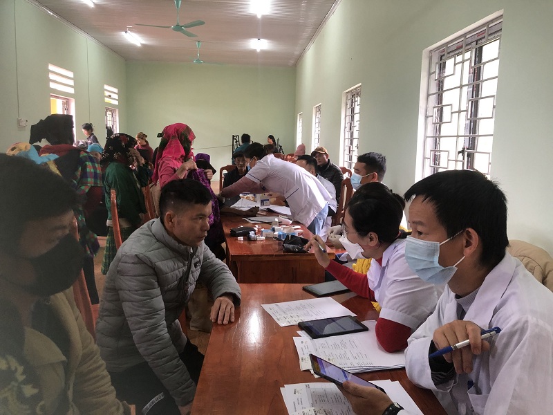 Phối hợp tổ chức khám phát hiện bệnh nhân Lao trên địa bàn huyện Yên Minh