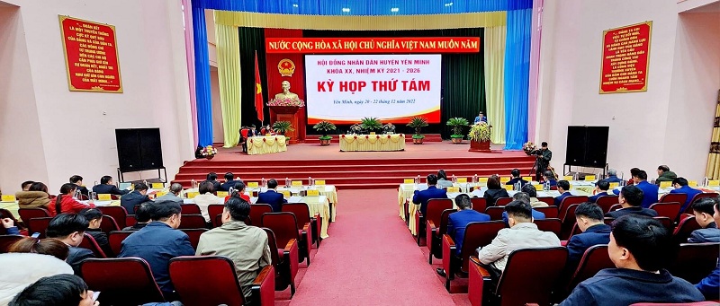 Kỳ họp thứ 8 HĐND huyện Yên Minh khóa XX nhiệm kỳ 2021 – 2026