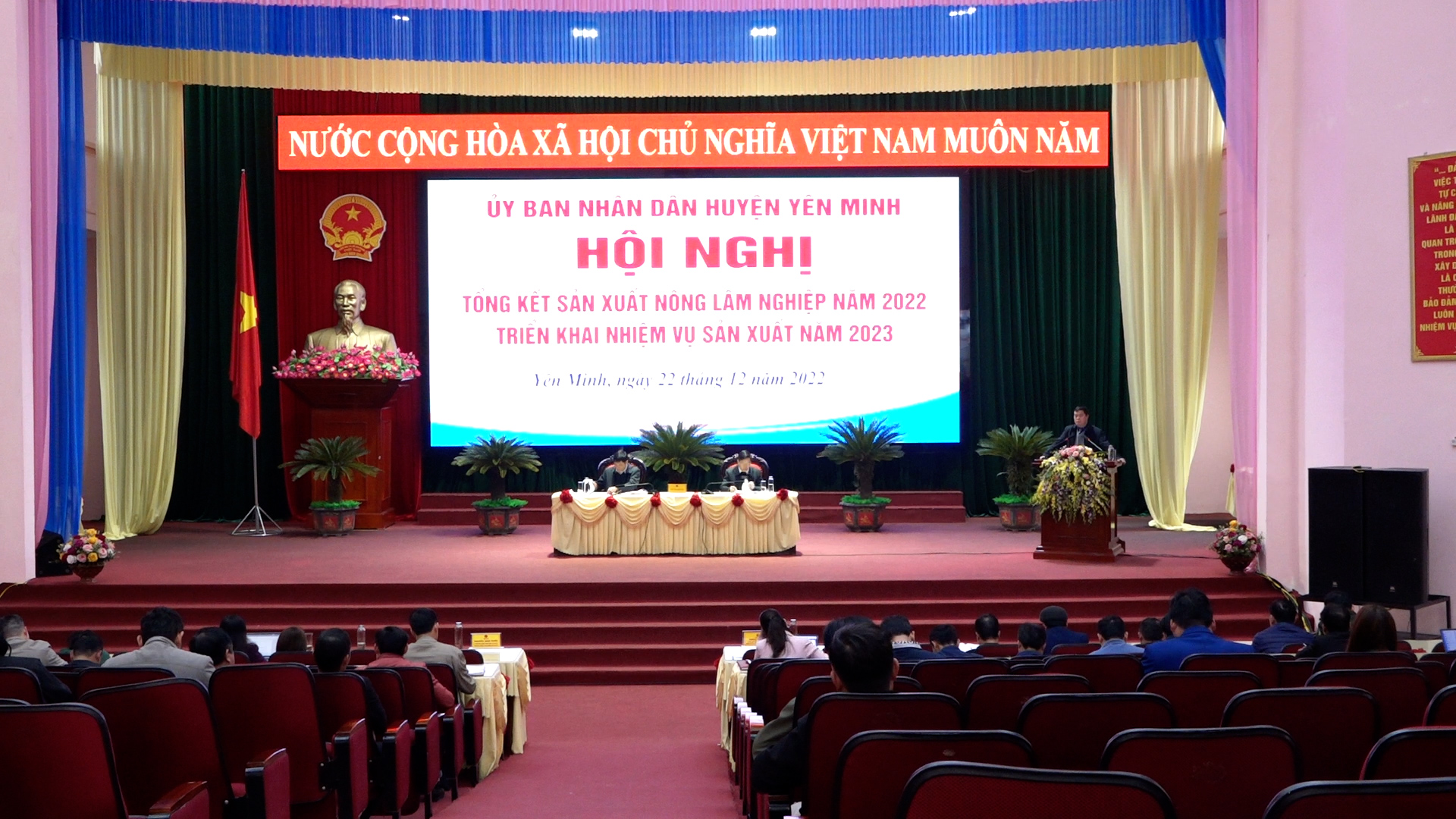 Yên Minh tổ chức Hội nghị tổng kết sản xuất nông, lâm nghiệp năm 2022, triển khai phương hướng nhiệm vụ năm 2023