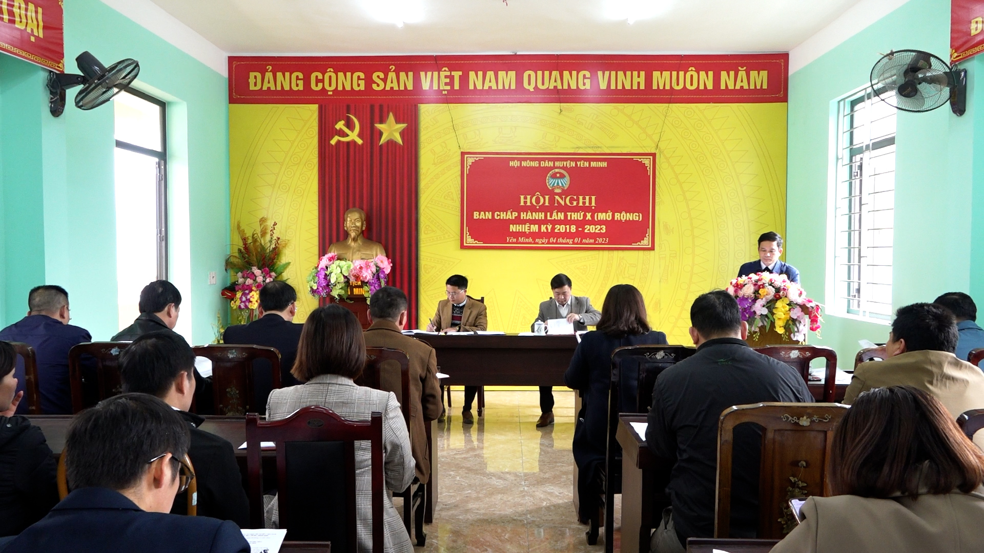 Hội Nông dân huyện Yên Minh tổng kết công tác hội và phong trào nông dân năm 2022 triển khai phương hướng, nhiệm vụ năm 2023