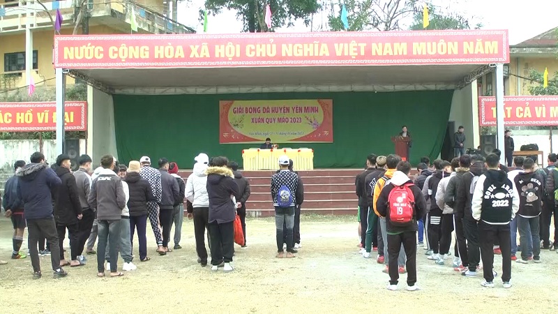 Yên Minh tổ chức giải bóng đá xuân Quý Mão 2023