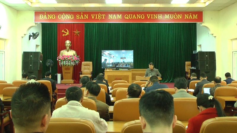 Huyện uỷ Yên Minh tổ chức Hội nghị trực tuyến quán triệt văn bản của Trung ương và của tỉnh