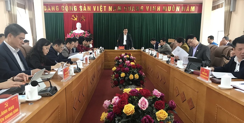 Đoàn công tác Ban bảo vệ chăm sóc sức khỏe tỉnh làm việc tại huyện Yên Minh