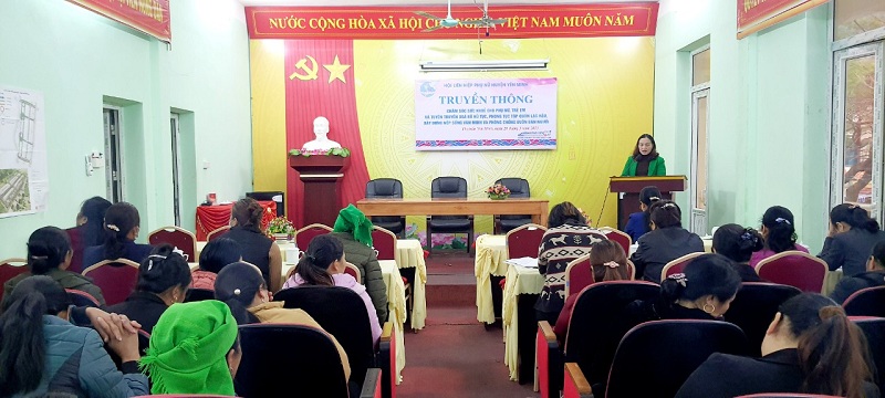 Hội LHPN huyện Yên Minh: Truyền thông chăm sóc sức khỏe cho phụ nữ và trẻ em