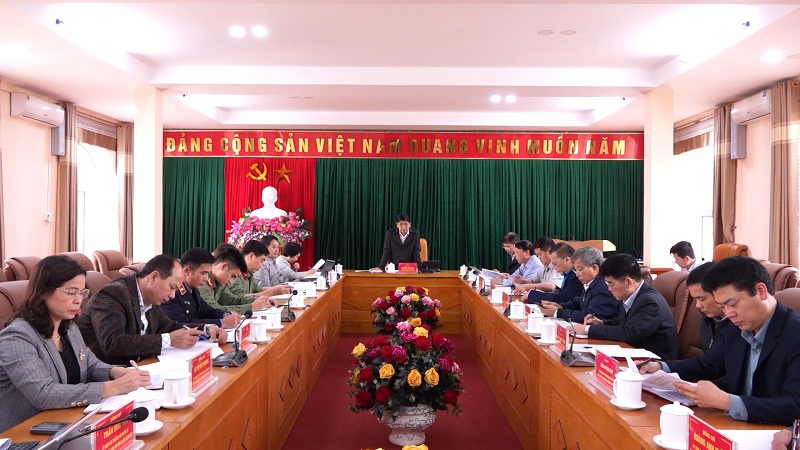 Đoàn kiểm tra theo Kế hoạch số 18 của UBKT Tỉnh ủy Hà Giang làm việc tại Yên Minh