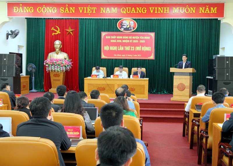 Hội nghị Ban chấp hành Đảng bộ huyện Yên Minh
