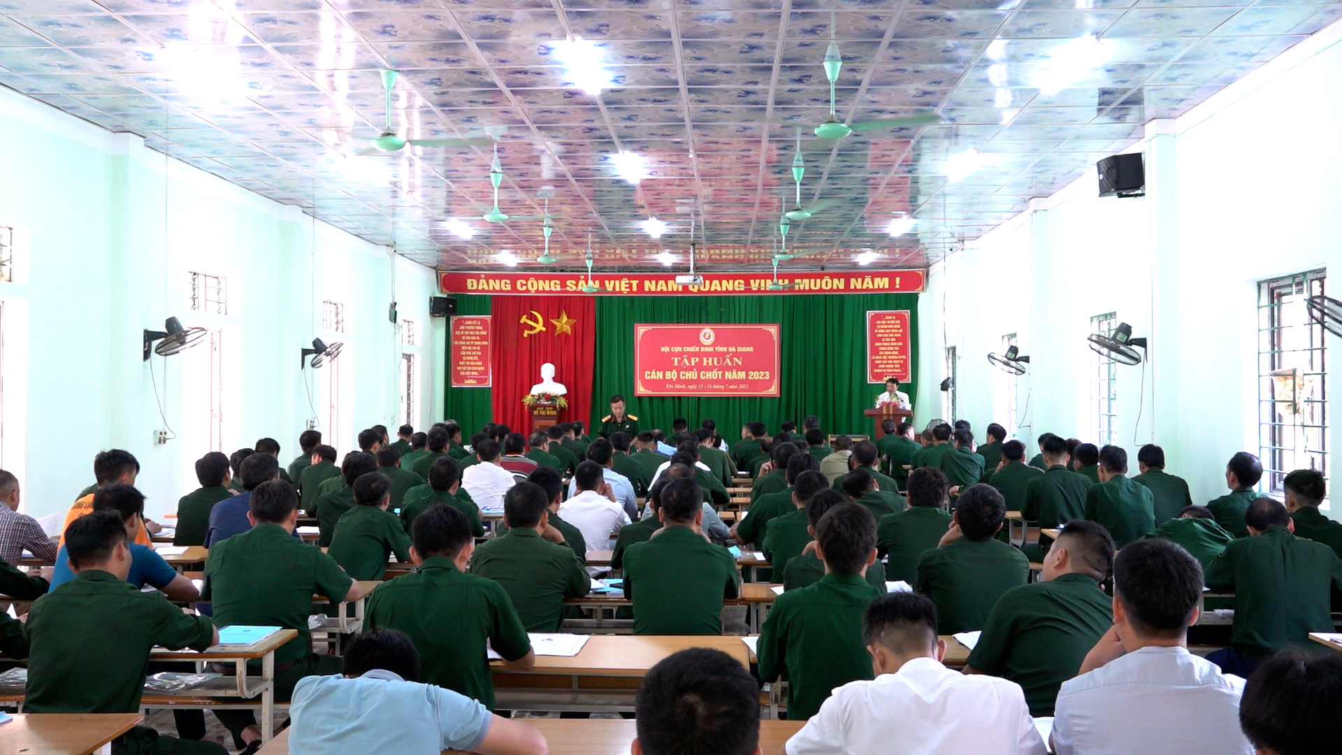 Hội Cựu chiến binh tỉnh tổ chức Hội nghị tập huấn cán bộ chủ chốt năm 2023 tại huyện Yên Minh