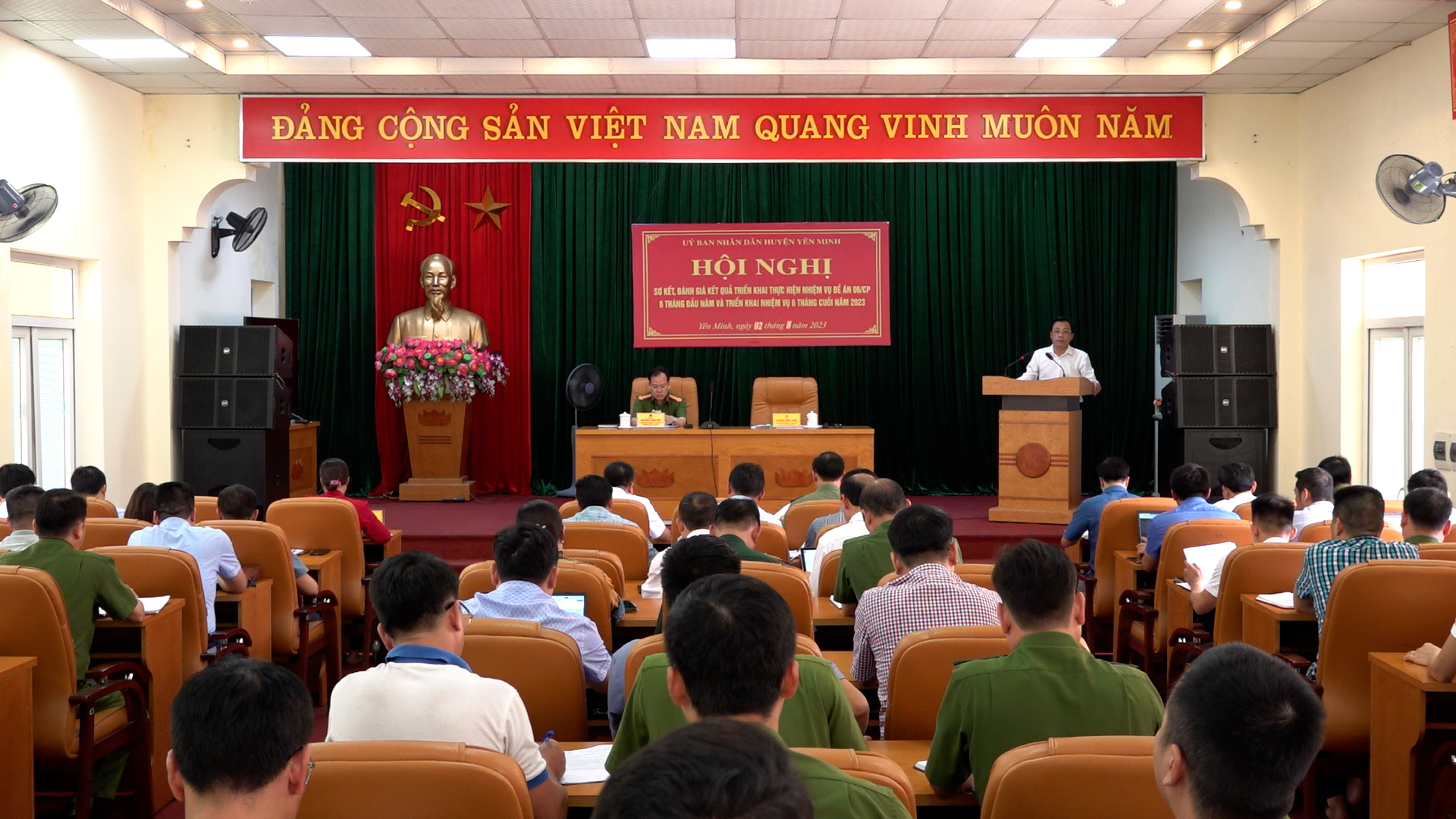 UBND huyện Yên Minh sơ kết 6 tháng thực hiện đề án 06